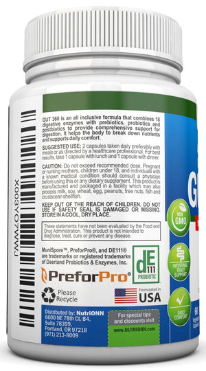 4-in-1 Probiotics, Prebiotics & Postbiotics with 18 Digestive Enzymes for Women & Men - Complete Gut & Digestive Support Supplement - PrimeBioHealth - canada supplements