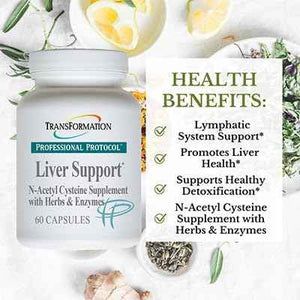 Transformation The Genesis of Good Health Enzymes Professional Protocol Liver Support Formula Supplement with Vitamin A, Herbal Blend & Digestive Enzymes - 60 Capsules