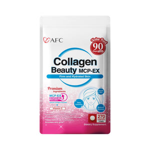 AFC Japan Collagen Beauty MCP-EX with Marine Collagen Peptide, 1.5X Better Absorption Than Other Collagen, for Anti-Aging, Skin, Hair, Nails, Bone and Joints, for Women & Men, 90 Days Supply AFC buy supplements Au