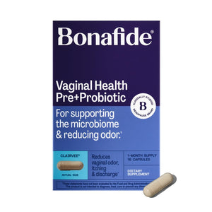 Bonafide Clairvee Vaginal Probiotic for Relief from Odor, Itching, & Discharge. — 1-Month Supply (15 Capsules) Bonafide buy supplements Au