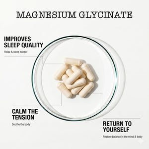 Zenium - Magnesium Glycinate for Sleep, Chelated, 600mg per Serving, 120 Capsules | High Absorption | Relieve Tension, Worry, Nervousness | Calm The Mind & Body | Ayurvedic | Natural Relief Supplement Zenium buy supplements Au