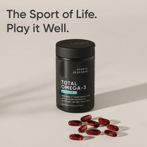 Sports Research® Total Omega-3 Fish Oil 2200mg - Made from Antarctic Krill w/Astaxanthin, Wild Sockeye Salmon & Alaska Pollock - 960mg of EPA & DHA - 120 Softgels Sports Research buy supplements Au
