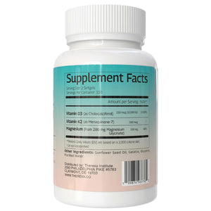THEREXA Vitamin D3 K2 Magnesium Supplement - Extra Strength with 10000 IU Vitamin D3, Magnesium Glycinate and 200 mcg K2 MK-7 Vitamin Supplements Complex, for Women & Men - 300 Softgels THEREXA buy supplements Au