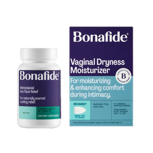 Bonafide Relizen + Revaree – Hormone-Free Relief from Hot Flashes and Night Sweats During Menopause* + Vaginal Moisturizer with Hyaluronic Acid – 1 Month Supply Bonafide buy supplements Au