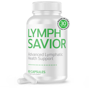 Lymph Savior - Plant-Based Lymphatic Support Supplement with Red Clover, Horse Chestnut & Burdock Root for Fluid Balance & Daily Wellness - Non-GMO, Made in USA - 30-Day Supply, 1 Bottle Lymph Savior buy supplements Au