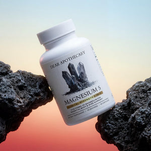 Magnesium Complex Supplement - 5 Forms Citrate Glycinate Malate Oxide Aquamin - Multi Magnesium Blend - High Absorption Chelated - Essential Mineral - Non-GMO Gluten-Free - 60 Capsules Dear Apothecary buy supplements Au