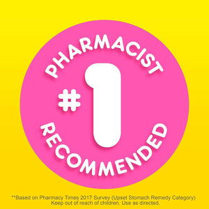 Pepto Bismol Chewable Tablets, Upset Stomach Relief, Nausea Relief, Heartburn Relief, Indigestion Relief, Anti Diarrhea Medication for Adults - 5 Symptom Relief, 30 ct Pepto Bismol buy supplements Au