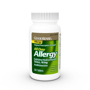 GoodSense 24 Hour Allergy Relief, Cetirizine Hydrochloride Tablets, 10 mg, Antihistamine GoodSense buy supplements Au
