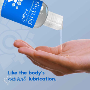 Sliquid H2O Water Based Lube Lubricant for Sex, Glycerin Free Personal Lubricant (4.2 Oz) Clear, Unscented
