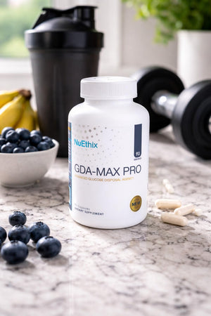 NuEthix Formulations GDA-MAX PRO, Double Berbine HCL Supplement, Supports Glucose Metabolism, Weight Management, Immune Support, Heart Health - Non GMO, Gluten Free, Dairy Free, 90 Count NuEthix FormulationsBuy Supplements Australia