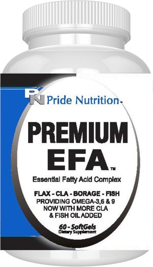 Pride Nutrition Premium EFA Omega 3-6-9 Supplement for Men and Women 5 in 1 - EPA, DHA, GLA, ALA & CLA Essential Fatty Acids with Fish Oil - Softgel Pills Pride Nutrition buy supplements Au