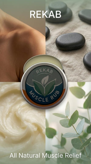 REKAB MUSCLE RUB, Neuropathy Cream, Arthritis Reliever, Knee Relief Balm for Adults, Natural Soothing Formula for Arthritis Sufferers, Joint Relief Cream, Total Relief, Joint & Muscle Therapy REKAB MUSCLE RUBBuy Supplements Australia