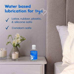 Sliquid H2O Water Based Lube Lubricant for Sex, Glycerin Free Personal Lubricant (4.2 Oz) Clear, Unscented