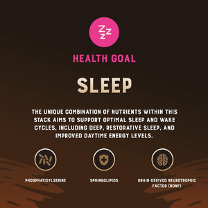 Supplement ProductSleep Stack - Includes Joint Strength & Repair, Skin, Hair & Nails, Mood Memory & Brain for Cognitive Function, Mobility, and Wellness - Zenith WellnessUSA