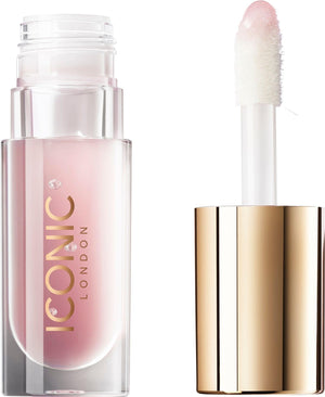 ICONIC LONDON Lustre Lip Oil | Non Sticky, Moisturizing and High Shine Lip Oil, Containing Vitamin C and Hyaluronic Acid, Cruelty Free, Vegan Makeup, Sugar Mama (Pink), 6 mL/ 0.2 Fl Oz ICONIC LONDON buy supplements Au