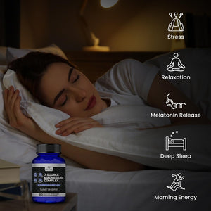 Magnesium Complex for Sleep, Relaxation, Digestion & Calm – Magnesium Glycinate, Citrate, Bisglycinate, Carbonate, Malate, Orotate, Taurate, + Humic/Fulvic for High Absorption - 90 ct. VITAMIZED buy supplements Au