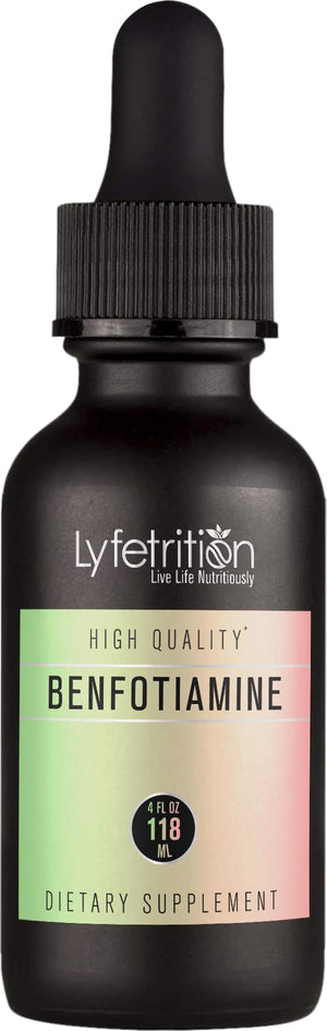 Lyfetrition Benfotiamine 118 ml, 4 FL Oz Liquid, 220 Servings, Made in USA, Quick Absorption, Potent Ingredients, Non-GMO LyfetritionBuy Supplements Australia