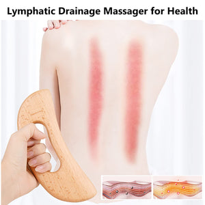 FKYzixeh Lymphatic Drainage Massager, Wooden Gua Sha Tool for Body, Manual Massage Scraper for Anti Cellulite and Relieve Muscle Fatigue, Body Gua Sha Paddle (Style A) FKYzixeh buy supplements Au
