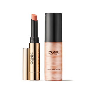 ICONIC LONDON Power Couple Gift Set | Includes Melting Touch Lip Balm (Undone) and Prep-Set-Glow (Original) ICONIC LONDON buy supplements Au