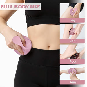 iunxkmi Lymphatic Massage Roller for Cellulite Remover Body Sculpting - Handheld Cellulite Massage Tool for Body Bloat Blood Circulation Lymphatic Drainage Pink iunxkmi buy supplements Au