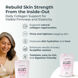 Sculpiflex Hydrolyzed Collagen Peptides Powder, Marine, Bovine, and Chicken Unflavored Multi Collagen Complex for Women, Firms Skin and Boosts Elasticity, Hydrating with Hyaluronic Acid (30 Servings) SCULPIFLEX buy supplements Au
