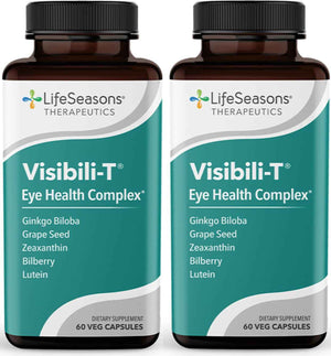 Visibili-T - Vitamin Supplement for Eye Health & Vision Support - Carrot Root, Chromium, Bilberry, Ginkgo Biloba, Grape Seed Extract, Lycopene, Vitamin A, Lutein & Zeaxanthin - 60 Capsules