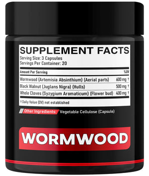 DEDICAD 1500mg Wormwood Capsules with Black Walnut & Cloves - Artemisia Annua Supplement for Immunity - 60 Vegan Capsules DEDICADÂ buy supplements Au