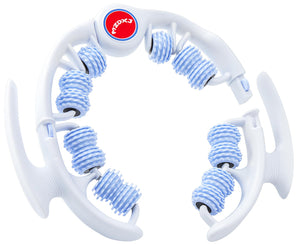 MZDXJ Cellulite Massage Tool - Lymphatic Drainage Massager - Muscle Roller, Deep Fascia Massage, Dimpled Skin Removal, Legs/Thighs/Buttocks, Anti-Cellulite Roller, Smooth Skin (14 Wheel - Blue) MZDXJ buy supplements Au