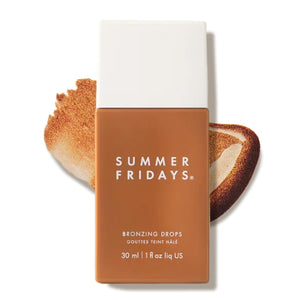 Summer Fridays Bronzing Drops - Hydrating Serum-Like Formula with Hyaluronic Acid - Hybrid-Makeup with Skincare Benefits - Help Support a Healthy Skin Barrier - Soft, Dewy Finish (1 Fl Oz) Summer Fridays buy supplements Au