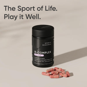 Sports Research Vitamin B-Complex - Full Spectrum of B Vitamins - 90 Liquid Veggie Capsules Sports Research buy supplements Au