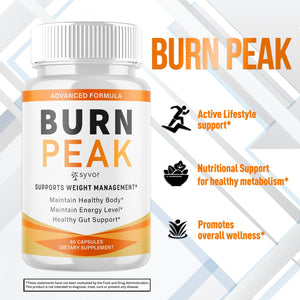(3 Pack) Burn Peak Capsules, Official Burnpeak Pink Salt Pills with All Natural Ingredients, Advanced BurnPeak Health Supplement with Premium Vitamins for Active Lifestyle Support (180 Capsules) SyvorBuy Supplements Australia