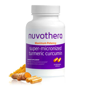 Nuvothera Super-Micronized Turmeric Curcumin Capsules Rapid Absorption, Whole Root, Non-GMO, Skin, Gut Health & Antioxidants (1 Month Pack (60 Capsules)) Nuvothera buy supplements Au