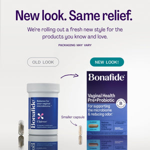 Bonafide Clairvee Vaginal Probiotic for Relief from Odor, Itching, & Discharge. — 1-Month Supply (15 Capsules) Bonafide buy supplements Au
