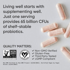 Sports Research Women's Probiotics with Prebiotics, 65 Billion CFU - Vegan Capsules for Gut Health & Digestive Support, Probiotics for Women with Cranberry - Non-GMO Verified & Gluten Free - 30 Count Sports Research buy supplements Au