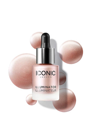 ICONIC LONDON Illuminator - Liquid Highlighting Drops for a Radiant Glow, Cruelty-Free, Vegan Makeup, Shine (Pink Pearl) 0.45 Fl oz ICONIC LONDON buy supplements Au