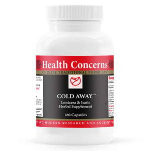 Health Concerns Cold Away - Immune Support Supplement - Chinese Medicine Capsules for Immunity & Cold Prevention - Dong Quai, Chinese Skullcap & Andrographis - Cold Remedy for Adults - 90 Capsules