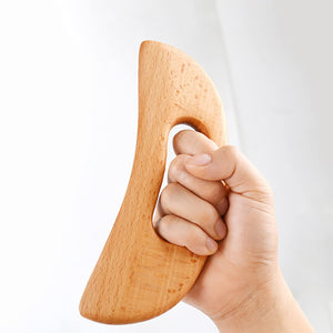 FKYzixeh Lymphatic Drainage Massager, Wooden Gua Sha Tool for Body, Manual Massage Scraper for Anti Cellulite and Relieve Muscle Fatigue, Body Gua Sha Paddle (Style A) FKYzixeh buy supplements Au