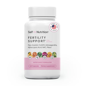 SELF NUTRITION Fertility Support for Women | Conception for Her, Coenzyme Q10, Ashwagandha, Myo-Inositol & More| Support Cycle Regularity & Ovulation| Vegan, Non-GMO, USA Made-60 Capsules SELF NUTRITION buy supplements Au