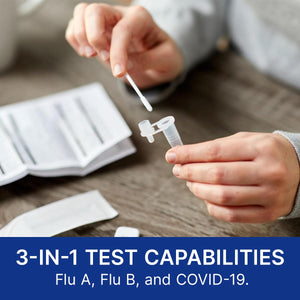 CorDx TyFast Flu A/B & COVID-19 At-Home Multiplex Rapid Test Kit, 3-in-1 Antigen Test, Results in 10 Minutes, EUA Authorized OTC, 4 Tests CorDx buy supplements Au