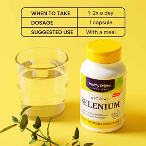 Healthy Origins Selenium 200 mcg, SelenoExcell, 180 Capsules