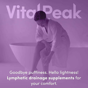 Lymph Peak, Lymphatic Drainage Supplements, Lymph System Support | Burdock Root, Echinacea Extract, Bromelain, Dandelion Extract, Vegan. 30 Days Supply. 60 Capsules