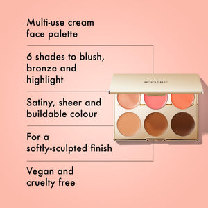 ICONIC LONDON Multi-Use Cream Blush, Bronze and Highlight Palette | Cruelty-Free, Vegan Makeup ICONIC LONDON buy supplements Au