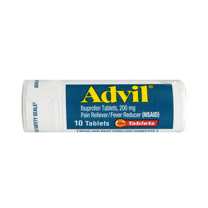 Advil Pain Reliever and Fever Reducer, Pain Relief Medicine with Ibuprofen 200mg for Headache, Backache, Menstrual Pain and Joint Pain Relief - 10 Coated Tablets Advil buy supplements Au
