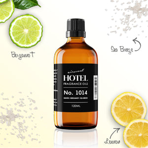 AirScent Hotel Diffuser Oil No. 1014 - The Iconic 5-Star Hotel Coastal Blend - Lemon Bergamot Sea Breeze - Fragrance Oil for Ultrasonic and Waterless Diffusers and Crafting - 500 mL Air-Scent buy supplements Au