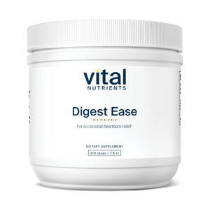 Vital Nutrients Digest Ease supplement container on a white background