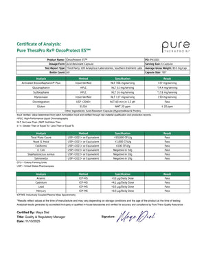 Pure Therapro Rx OncoProtect ES HIGH DOSE Sulforaphane Supplement, Made in USA | 2 Month Supply | 706 mg Patented Activated BroccoRaphanin Broccoli Seed Extract | Glucoraphanin + Myrosinase Pure Therapro Rx buy supplements Au