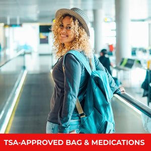Pocket RX Mini Travel Medicine Kit – TSA-Approved First Aid Pouch with 10 Essential OTC Medications for Headache, Pain, Allergy, Upset Stomach & More – Compact, USA Made (17 Tablets) Real Vitamins buy supplements Au