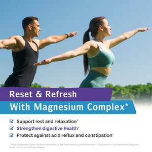 Innate Vitality Magnesium Complex 6-in-1, 1160mg Per Serving, Rest & Digestion, Magnesium Glycinate & Citrate, High Absorption, 120 Vegan Capsules Innate Vitality buy supplements Au