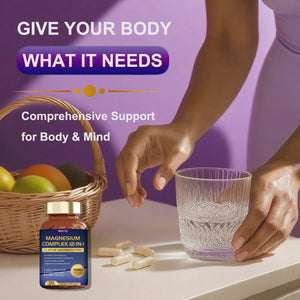 Magnesium Complex 700mg 12 in 1 Magnesium Supplement with Glycinate, Citrate, Malate | Sleep, Calm, Muscle Relaxation, Heart Health Support | Vegan 120 Capsules WINYEL buy supplements Au