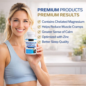 Magnesium Complex for Women & Men 1000mg — 7-in-1 Magnesium (Glycinate, Citrate & Malate) for Sleep Support, Stress Relief, Muscle Recovery — Vegan, 60 Capsules ElixAid buy supplements Au
